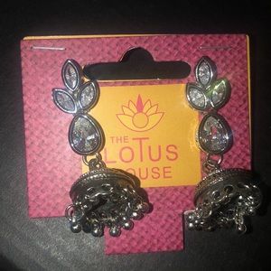 Lotus house earrings